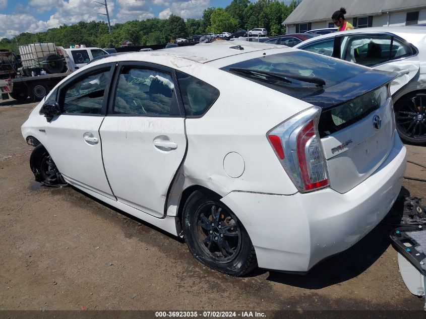 JTDKN3DU6E0390019 2014 Toyota Prius Three