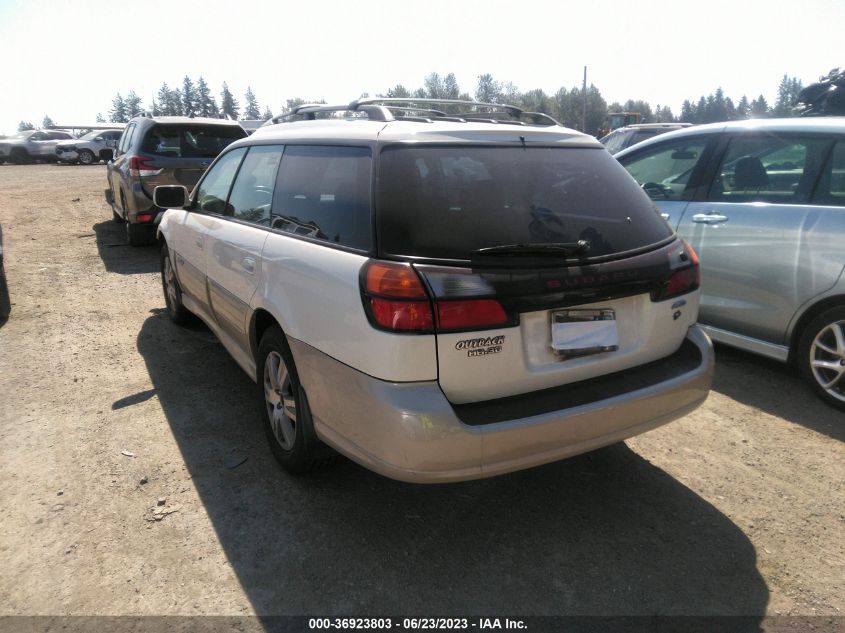 2004 Subaru Outback H6-3.0 W/35Th Anniversary Edition VIN: 4S3BH815147637468 Lot: 36923803