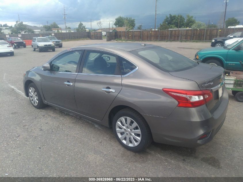 2016 Nissan Sentra Fe+ S/Sv/S/Sr/Sl VIN: 3N1AB7AP3GL648029 Lot: 36926968