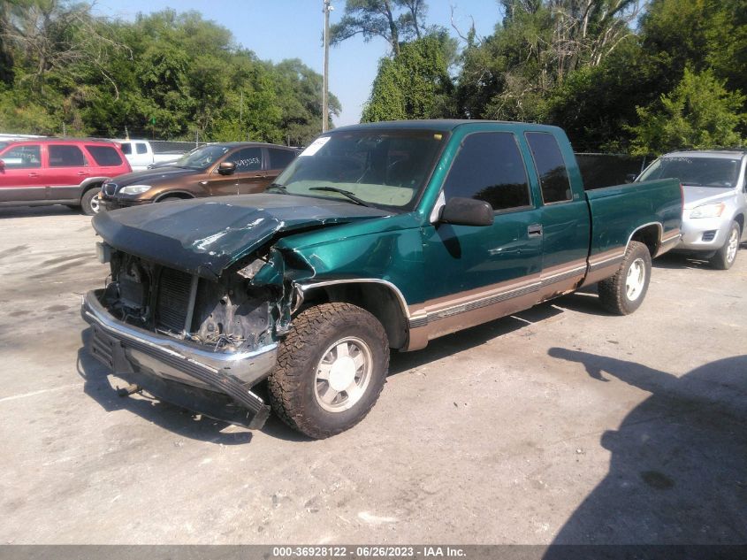 1997 Chevrolet C/K 1500 Silverado Sportside VIN: 2GCEC19R3V1172121 Lot: 36928122