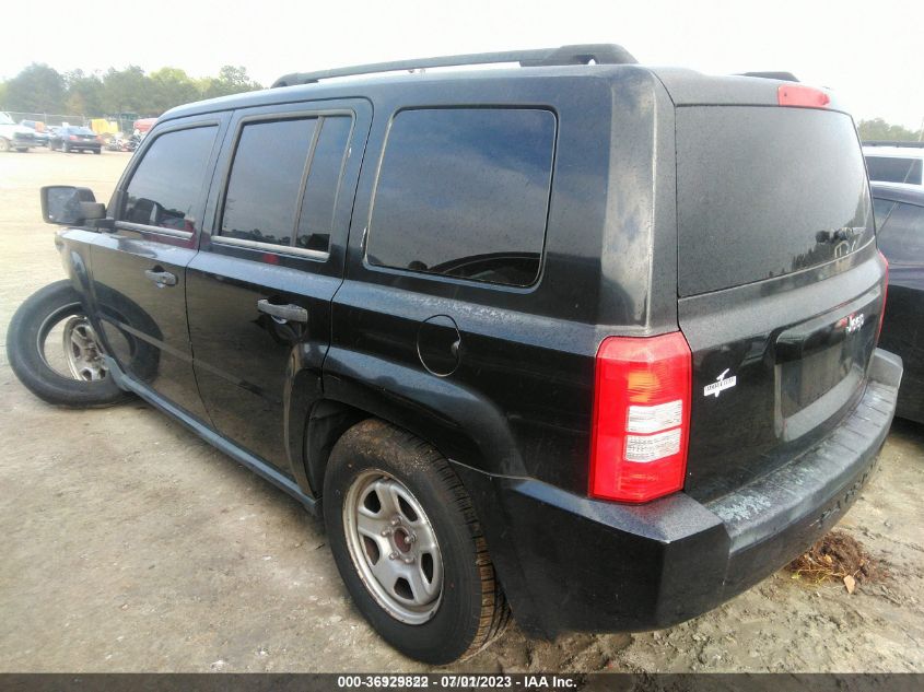 2008 Jeep Patriot Sport VIN: 1J8FT28078D717011 Lot: 36929822