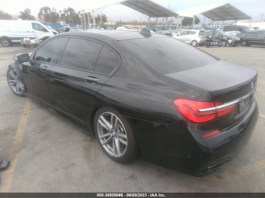 Vin: wba7e2c54gg504262, lot: 37412111, bmw 740i 20163
