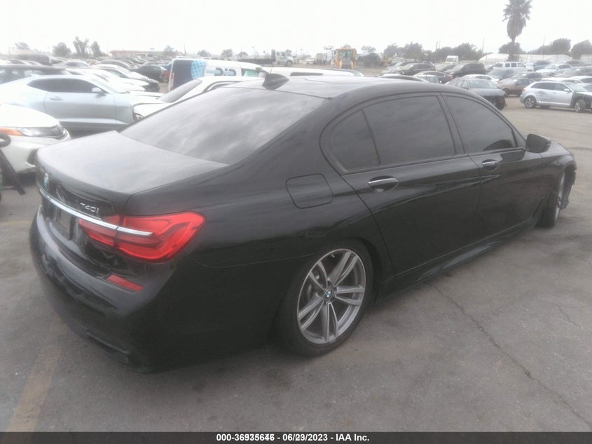 Vin: wba7e2c54gg504262, lot: 37412111, bmw 740i 20164