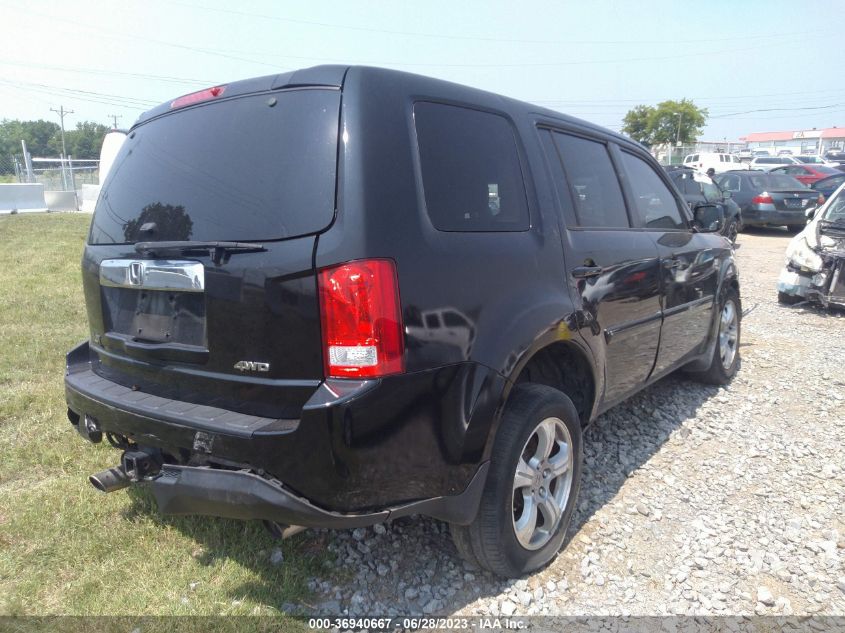 2012 Honda Pilot Ex-L VIN: 5FNYF4H57CB042227 Lot: 36940667