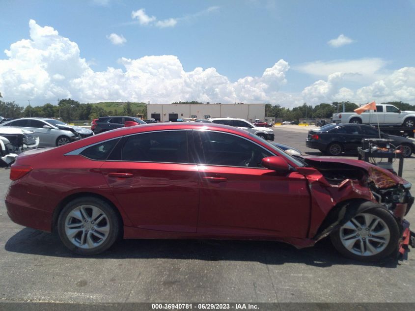 2018 Honda Accord Lx VIN: 1HGCV1F19JA100910 Lot: 36940781