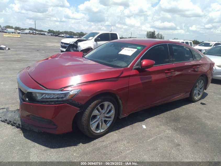 2018 Honda Accord Lx VIN: 1HGCV1F19JA100910 Lot: 36940781