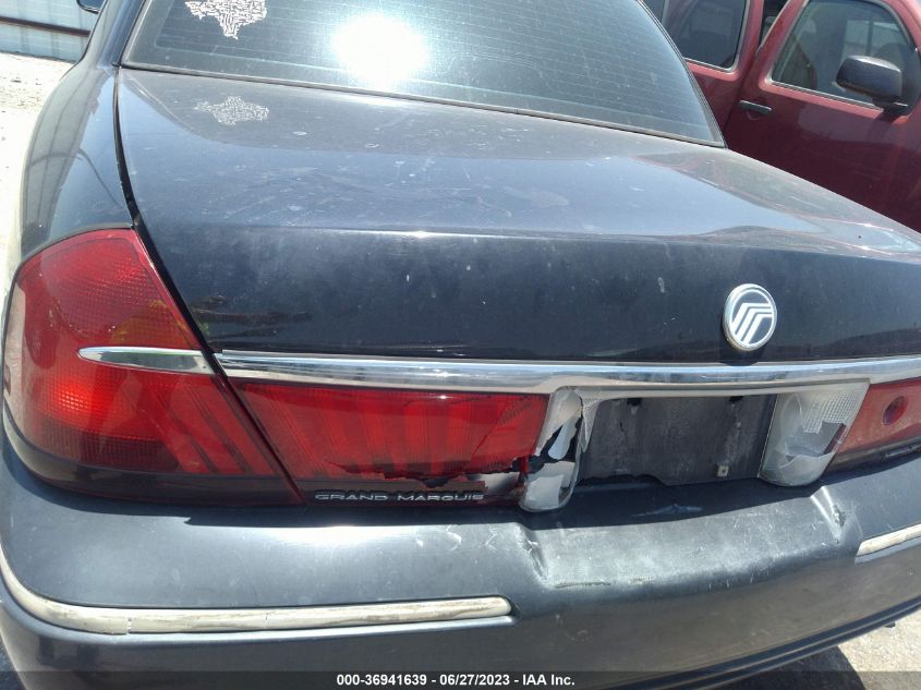 1999 Mercury Grand Marquis Gs VIN: 2MEFM74W2XX611910 Lot: 36941639