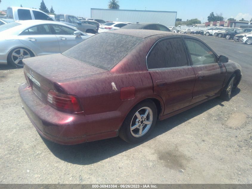 2001 Mitsubishi Galant Es VIN: 4A3AA46G11E091553 Lot: 36943384