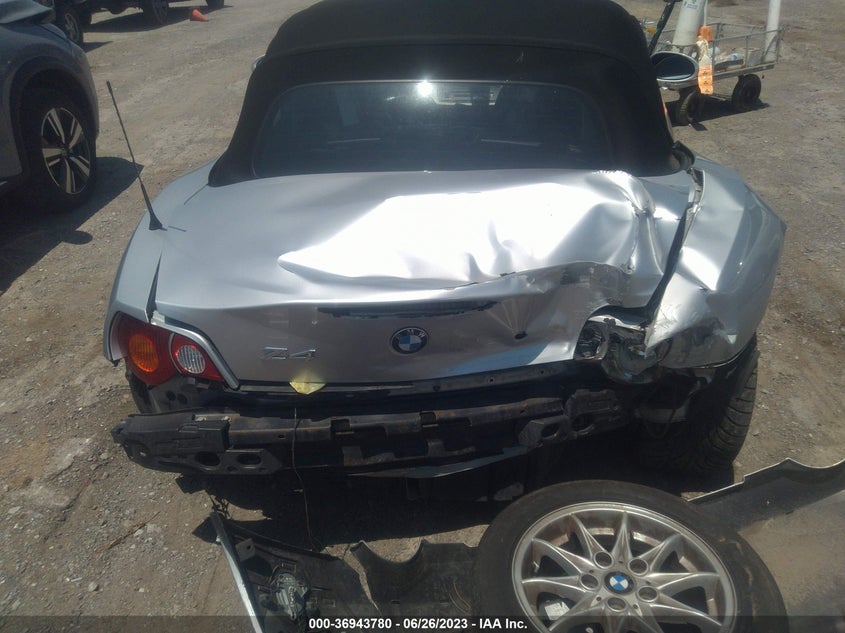 2003 BMW Z4 2.5I VIN: 4USBT33483LR62771 Lot: 36943780