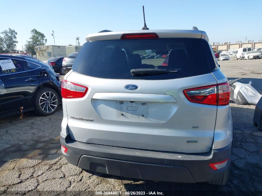 2018 Ford Ecosport Se VIN: MAJ3P1TE9JC244595 Lot: 36944877