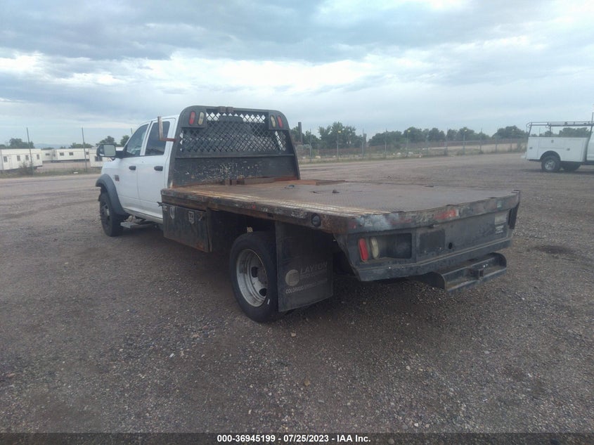 2012 Ram 5500 Chassis St/Slt/Laramie VIN: 3C7WDNFL0CG100468 Lot: 36945199