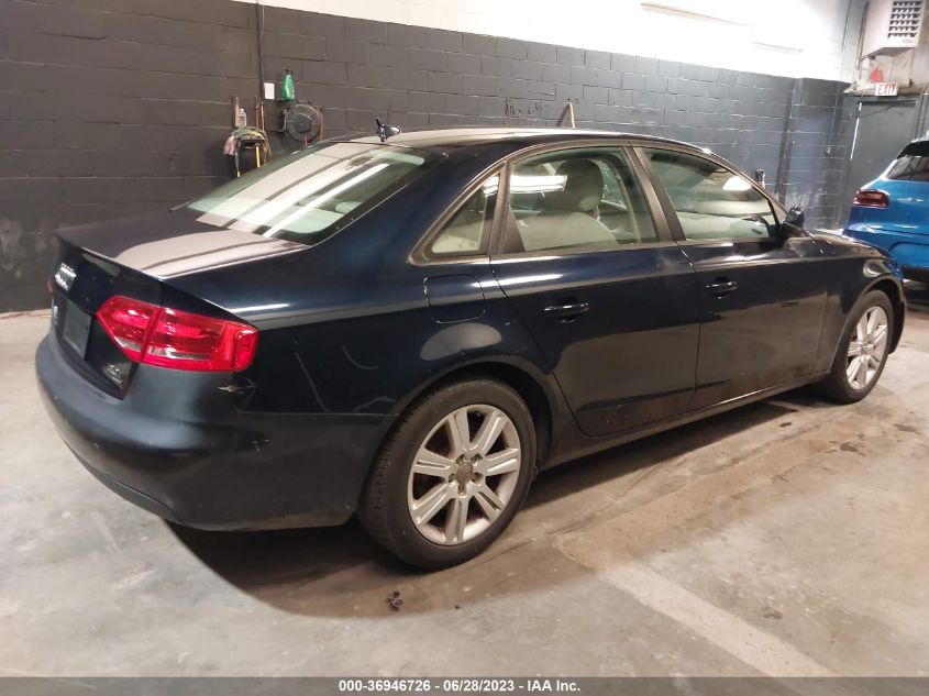 2010 Audi A4 2.0T Premium VIN: WAUBFAFL1AN066766 Lot: 36946726