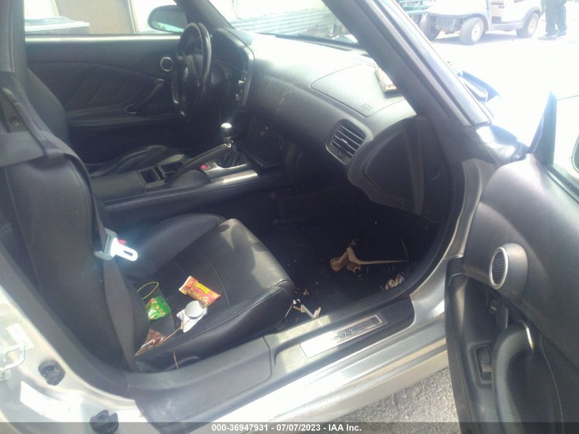 2002 Honda S2000 Base (M6) VIN: JHMAP11412T009989 Lot: 36947931