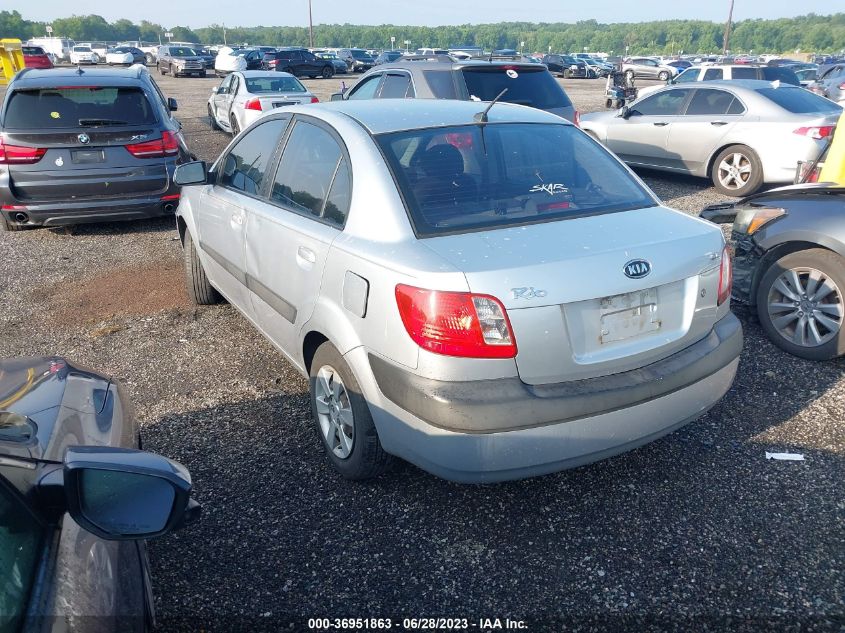 2006 Kia Rio Lx VIN: KNADE123766143661 Lot: 38477332