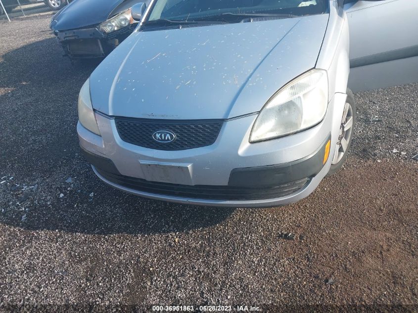 2006 Kia Rio Lx VIN: KNADE123766143661 Lot: 38477332