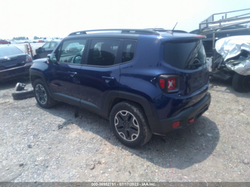 2016 JEEP RENEGADE TRAILHAWK VIN: ZACCJBCTXGPD13234