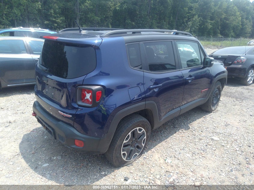 2016 JEEP RENEGADE TRAILHAWK VIN: ZACCJBCTXGPD13234
