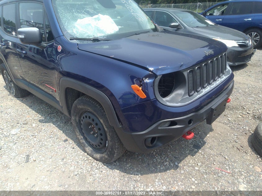 2016 JEEP RENEGADE TRAILHAWK VIN: ZACCJBCTXGPD13234