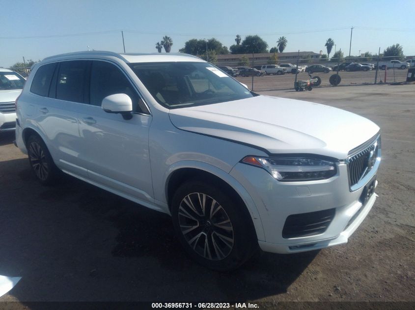 2020 Volvo Xc90 T5 Momentum 7 Passenger VIN: YV4102PK2L1612252 Lot: 36956731