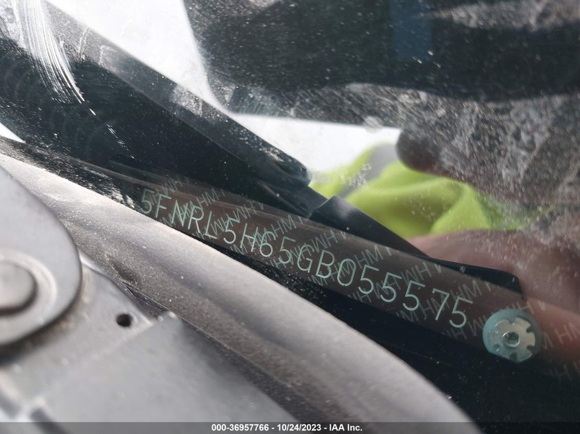 2015 Honda Odyssey Ex-L VIN: 5FNRL5H67FB098068 Lot: 36957766