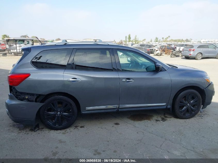 2017 Nissan Pathfinder Platinum VIN: 5N1DR2MN1HC907175 Lot: 36958530