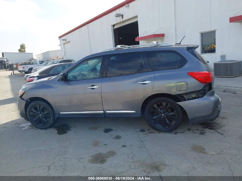 2017 Nissan Pathfinder Platinum VIN: 5N1DR2MN1HC907175 Lot: 36958530