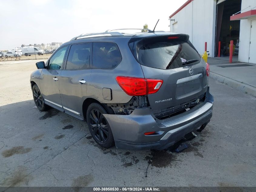 2017 Nissan Pathfinder Platinum VIN: 5N1DR2MN1HC907175 Lot: 36958530