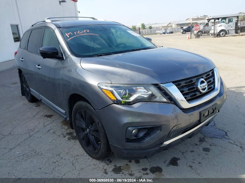 2017 Nissan Pathfinder Platinum VIN: 5N1DR2MN1HC907175 Lot: 36958530