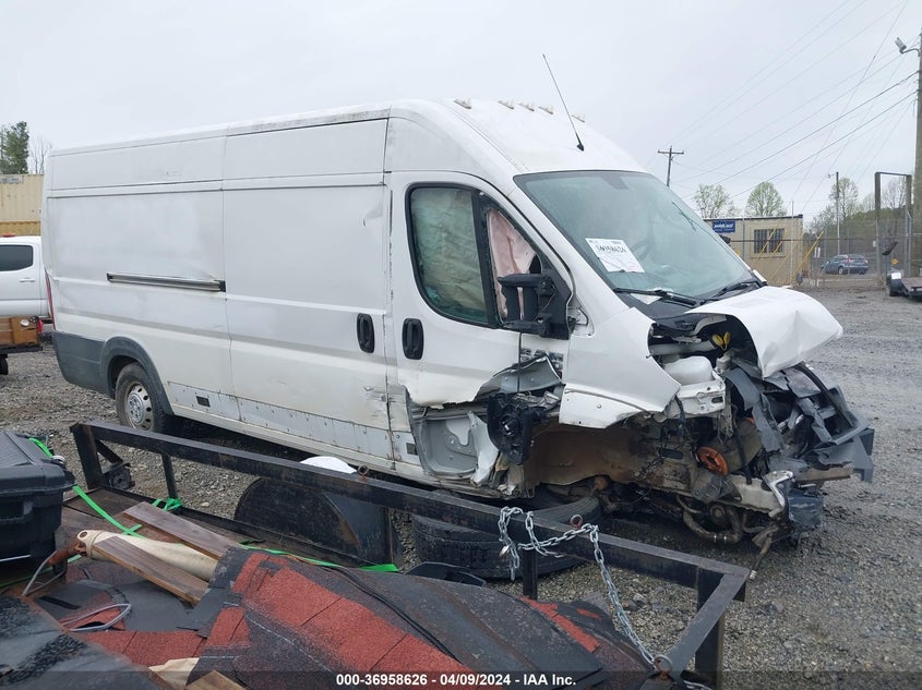 2017 Ram Promaster 3500 Cargo Van High Roof 159" Wb Ext VIN: 3C6URVJG0HE545688 Lot: 36958626