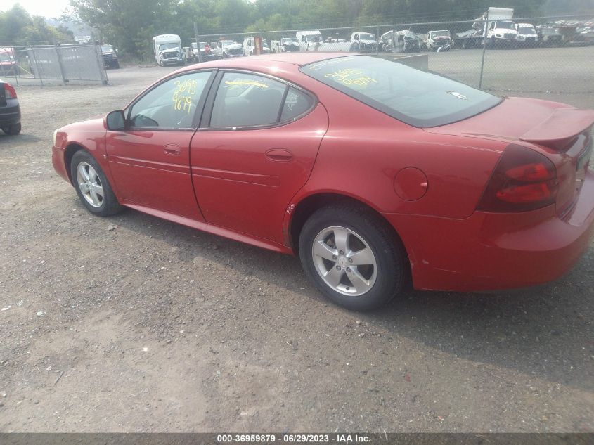 2008 Pontiac Grand Prix VIN: 2G2WP552581105229 Lot: 36959879