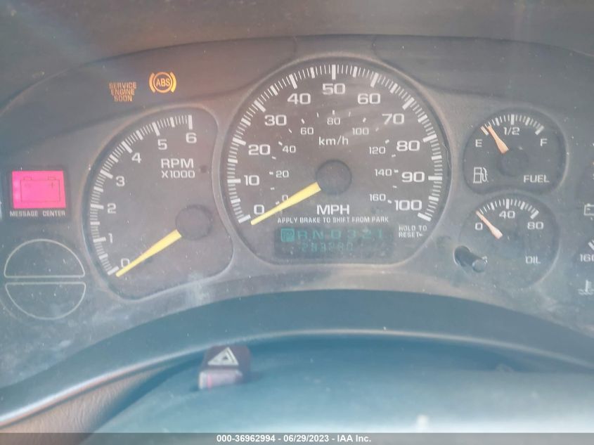 2002 Chevrolet Silverado 1500 Ls VIN: 2GCEK19T921400648 Lot: 36962994