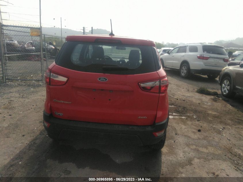 MAJ6S3FL0MC396108 2021 Ford Ecosport S