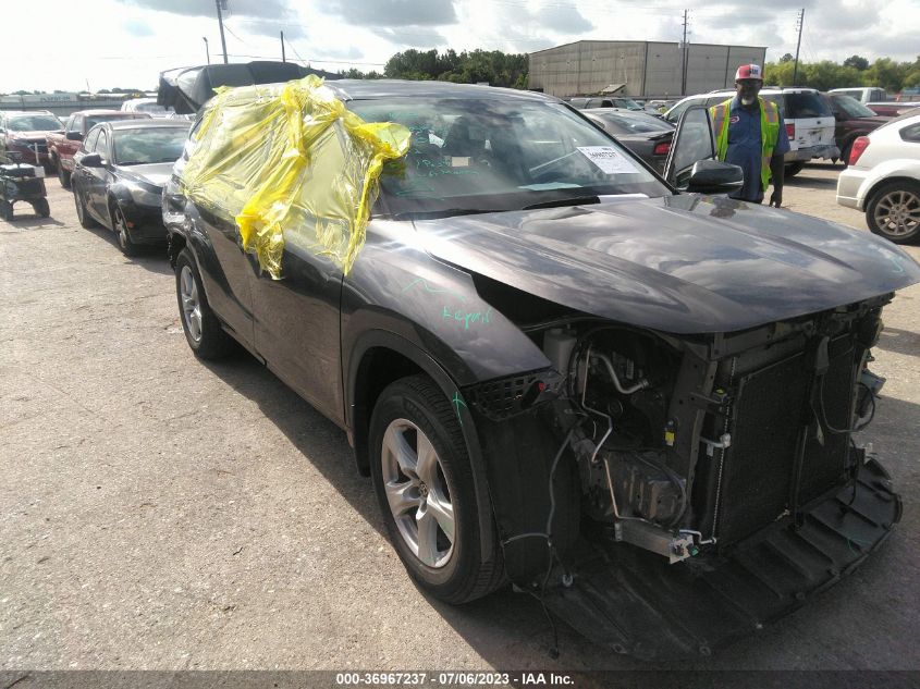 2021 Toyota Highlander Le VIN: 5TDZZRAH3MS054966 Lot: 36967237