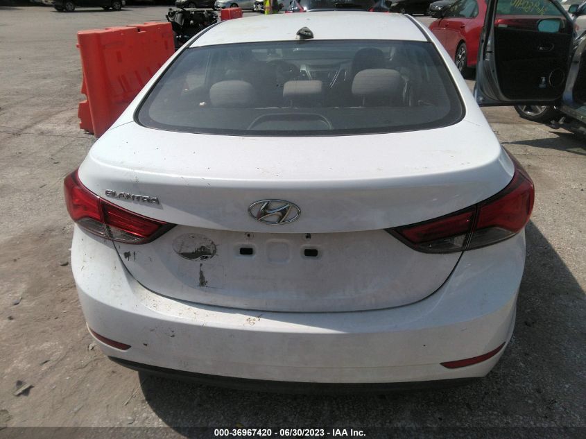 2016 Hyundai Elantra Se VIN: 5NPDH4AE4GH669204 Lot: 36967420