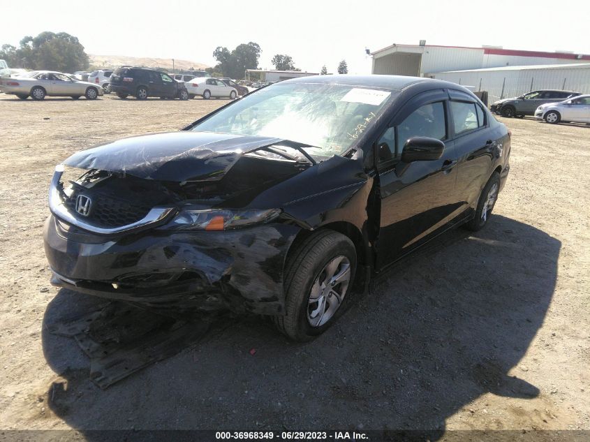 2HGFB2F52FH564645 2015 Honda Civic Lx