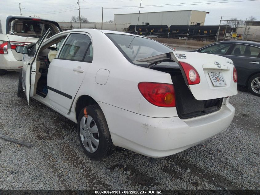 2003 Toyota Corolla Ce VIN: JTDBR32E932016201 Lot: 36971131