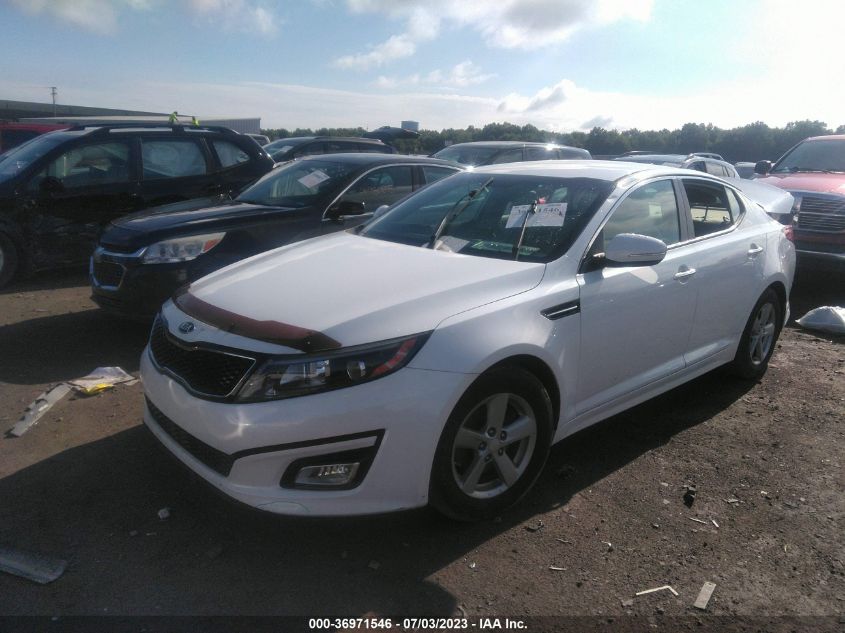 2015 Kia Optima Lx VIN: 5XXGM4A74FG393577 Lot: 36971546