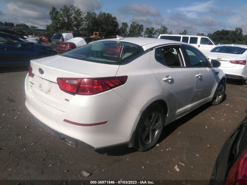 2015 Kia Optima Lx VIN: 5XXGM4A74FG393577 Lot: 36971546