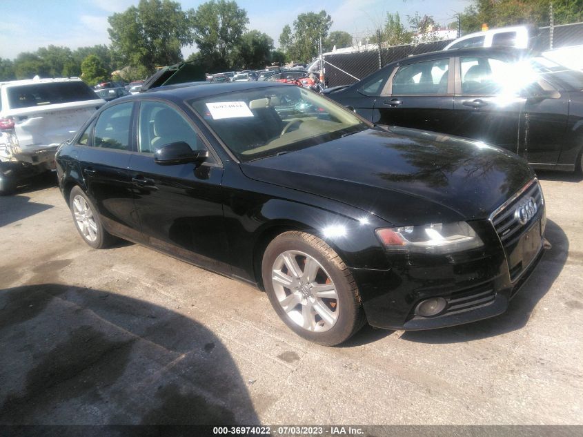 WAUBFAFL5AN019451 2010 Audi A4 2.0T Premium