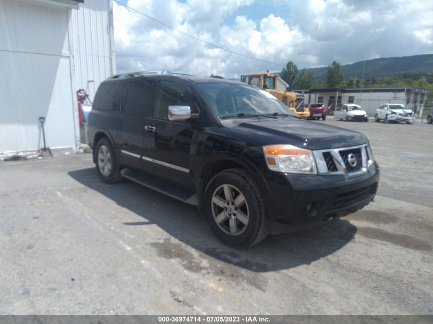 2011 Nissan Armada Platinum VIN: 5N1AA0NE9BN604573 Lot: 36974714