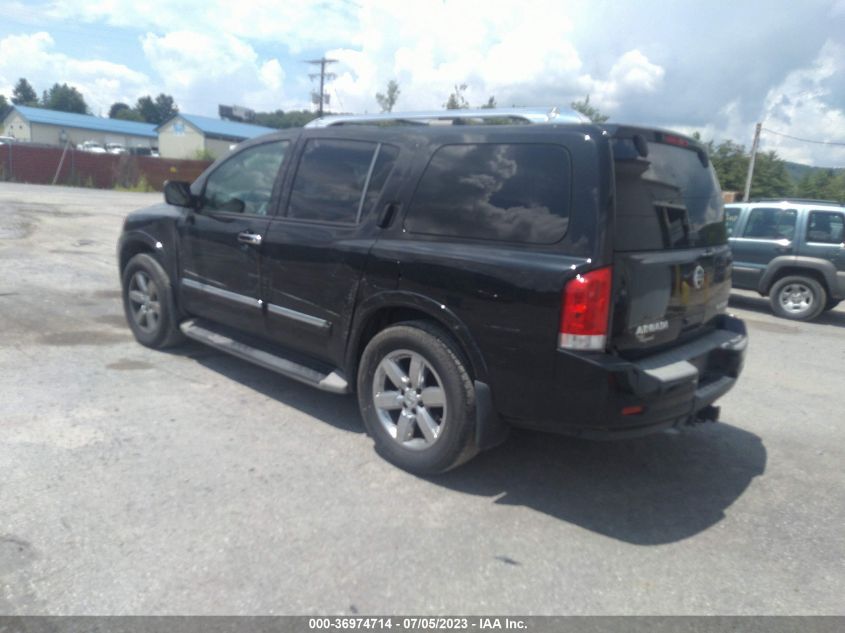 2011 Nissan Armada Platinum VIN: 5N1AA0NE9BN604573 Lot: 36974714