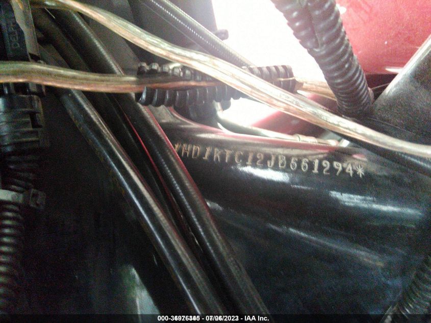 2018 Harley-Davidson Fltrxs Road Glide Special VIN: 1HD1KTC12JB661294 Lot: 36976345