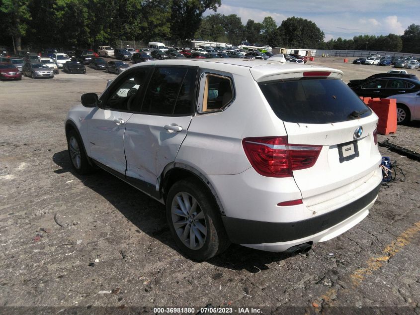 2013 BMW X3 xDrive28I VIN: 5UXWX9C5XD0A13976 Lot: 36981880