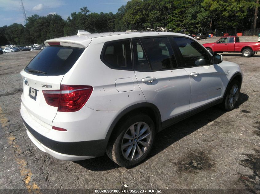 2013 BMW X3 xDrive28I VIN: 5UXWX9C5XD0A13976 Lot: 36981880