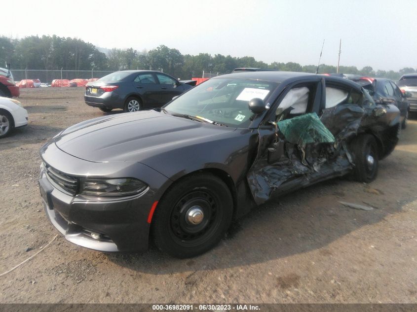 2019 Dodge Charger Police Awd VIN: 2C3CDXKT0KH555115 Lot: 36982091