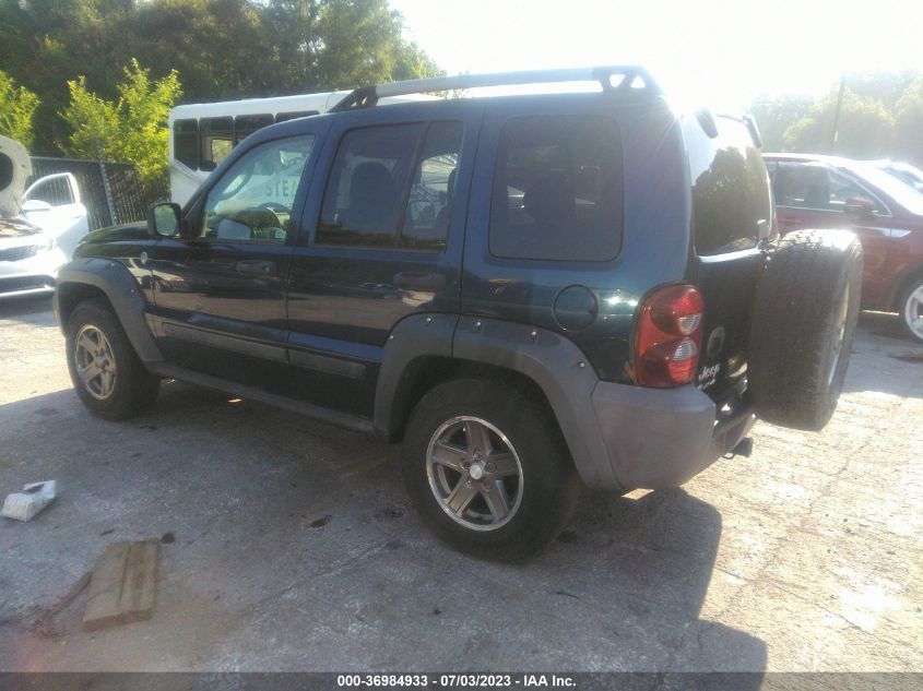 2005 Jeep Liberty Renegade VIN: 1J4GL38K95W565696 Lot: 36984933