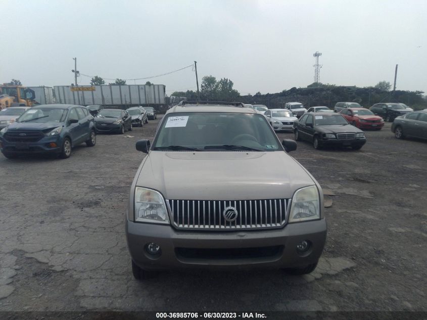 2004 Mercury Mountaineer W/4.6L VIN: 4M2ZU86W64UJ09044 Lot: 36985706