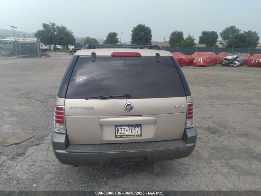 2004 Mercury Mountaineer W/4.6L VIN: 4M2ZU86W64UJ09044 Lot: 36985706