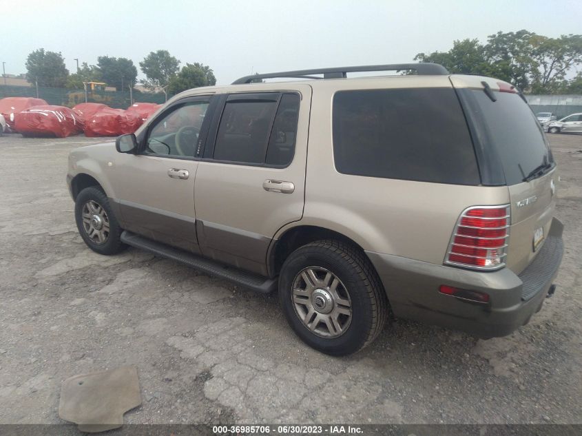 2004 Mercury Mountaineer W/4.6L VIN: 4M2ZU86W64UJ09044 Lot: 36985706