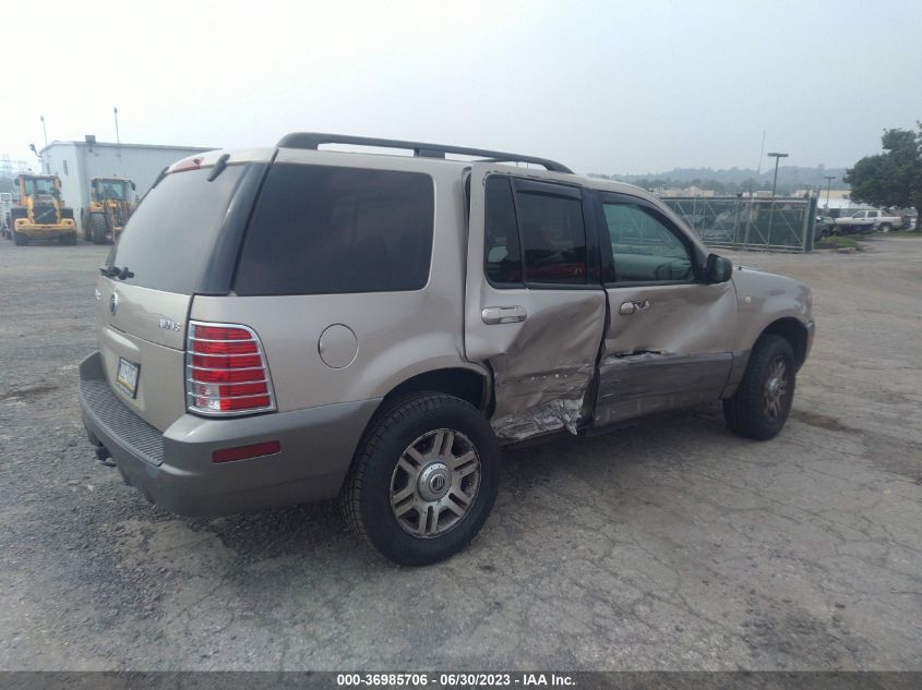 2004 Mercury Mountaineer W/4.6L VIN: 4M2ZU86W64UJ09044 Lot: 36985706